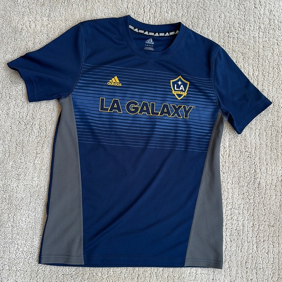 adidas Shirts & Tops La Galaxy Jersey Youth Boys Large Adidas Poshmark